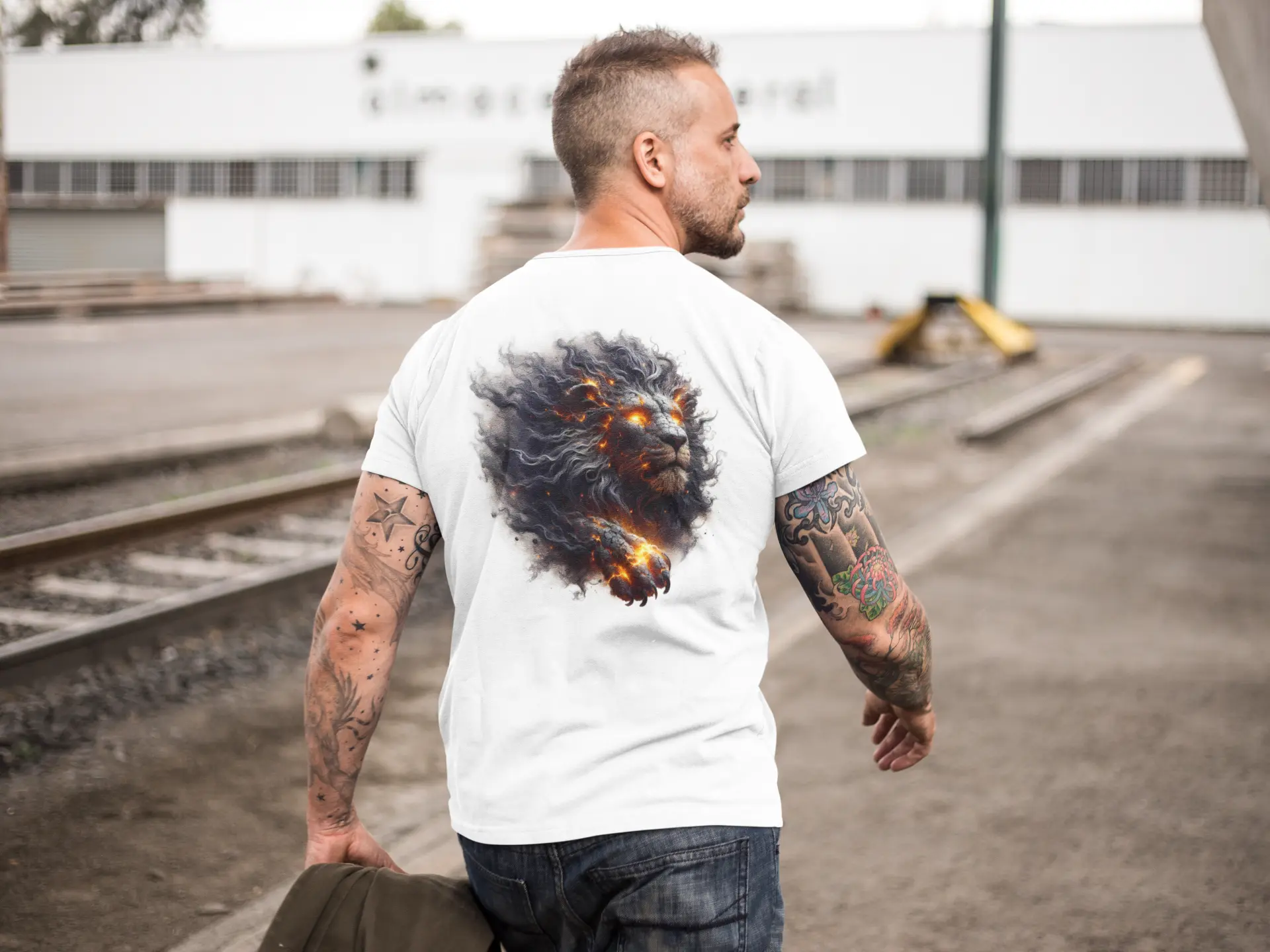 05_Leo mockup Tričko Leo – BlackRift – Obrázok 1